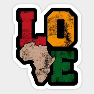 love africa Sticker